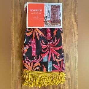NWT Opalhouse Palm Fringe Shower curtain